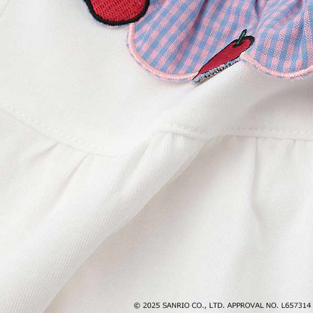 [HELLO KITTY] Frilled Collar Tunic,Off white, large image number 9