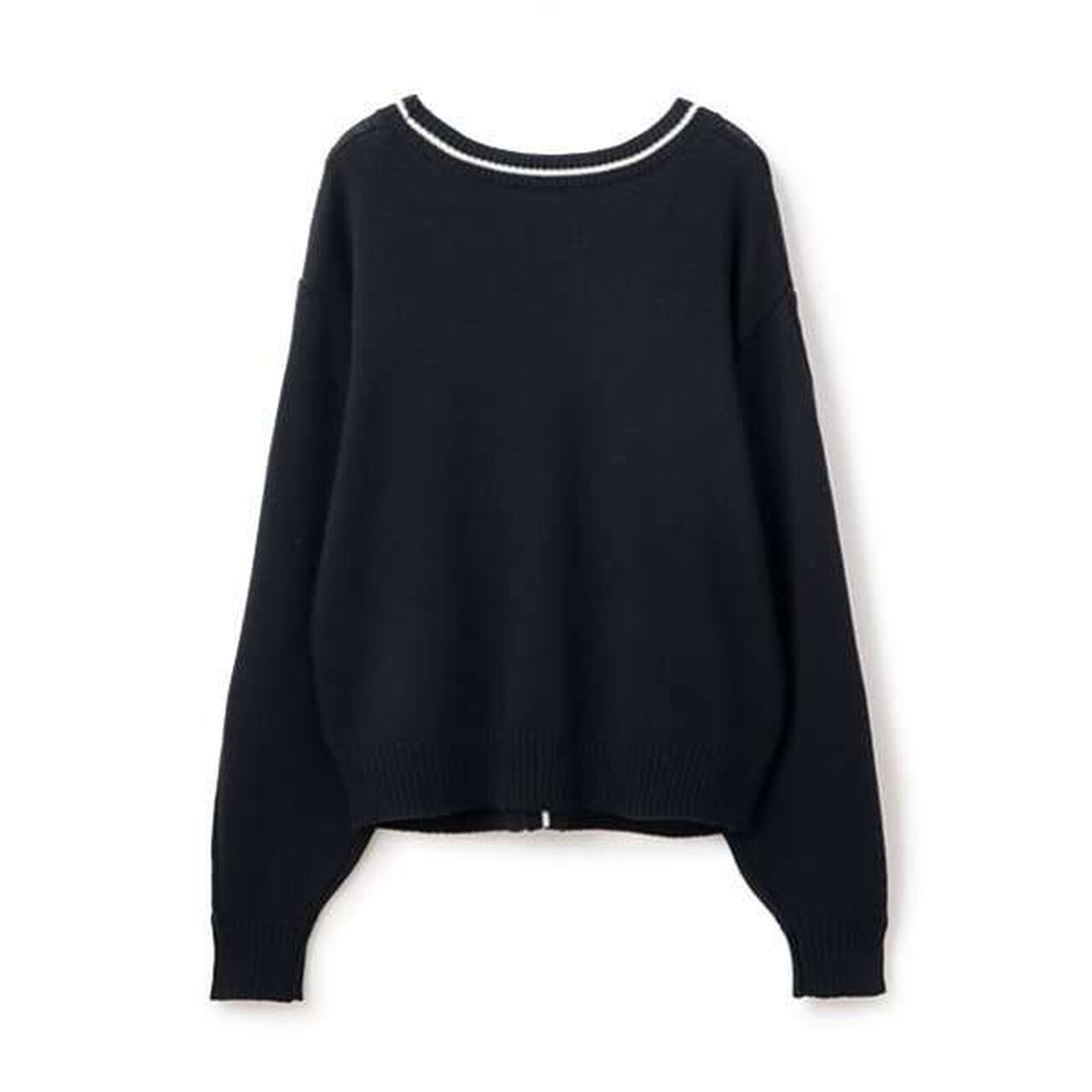 [Graduation Attire] Washable Knit Cardigan,Navy, large image number 5