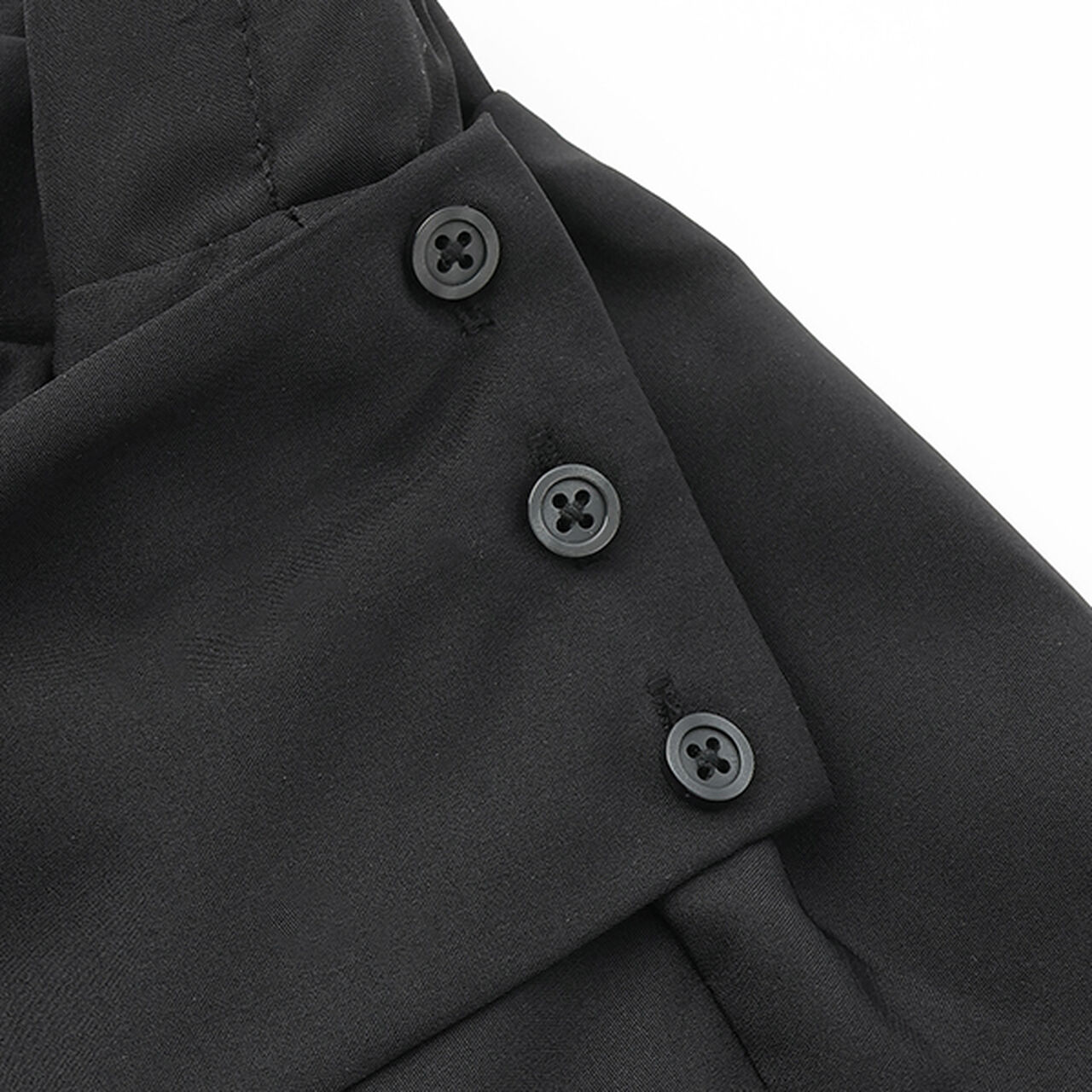 [AMI] Waist Wrap Shirt Style Skirt with Shorts,Light gray, large image number 16