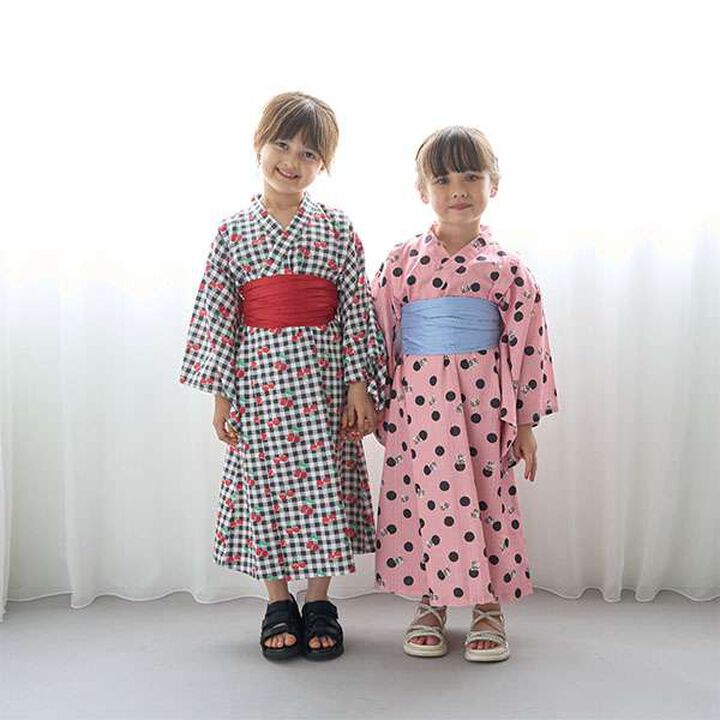 Easy-to-Wear One-Piece Yukata,Cream, medium image number 10