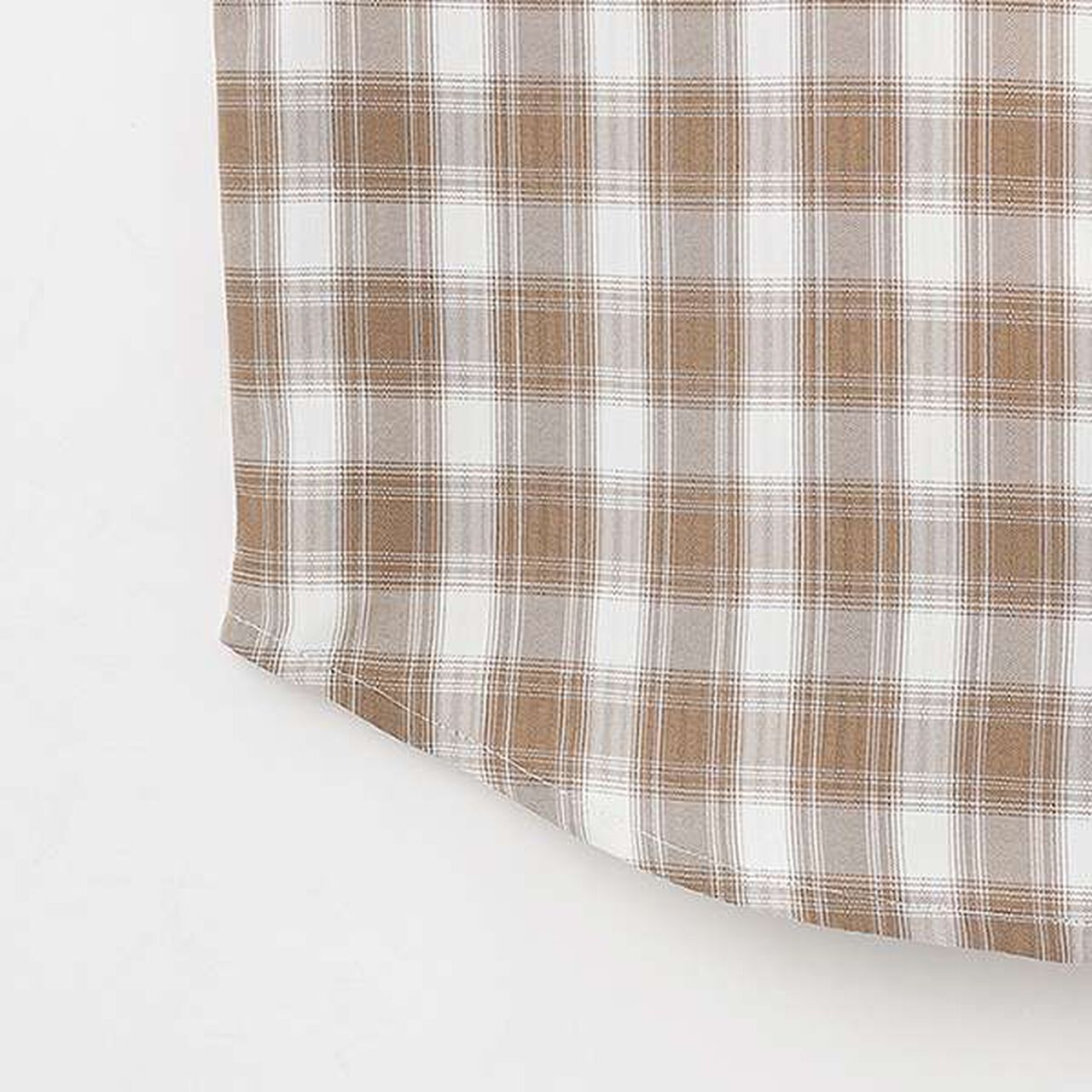 2 WAY Checkered Shirt Set,Black, large image number 6