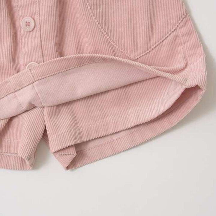 Heart Pocket Corduroy Skirt Pants,Moss green, medium image number 15