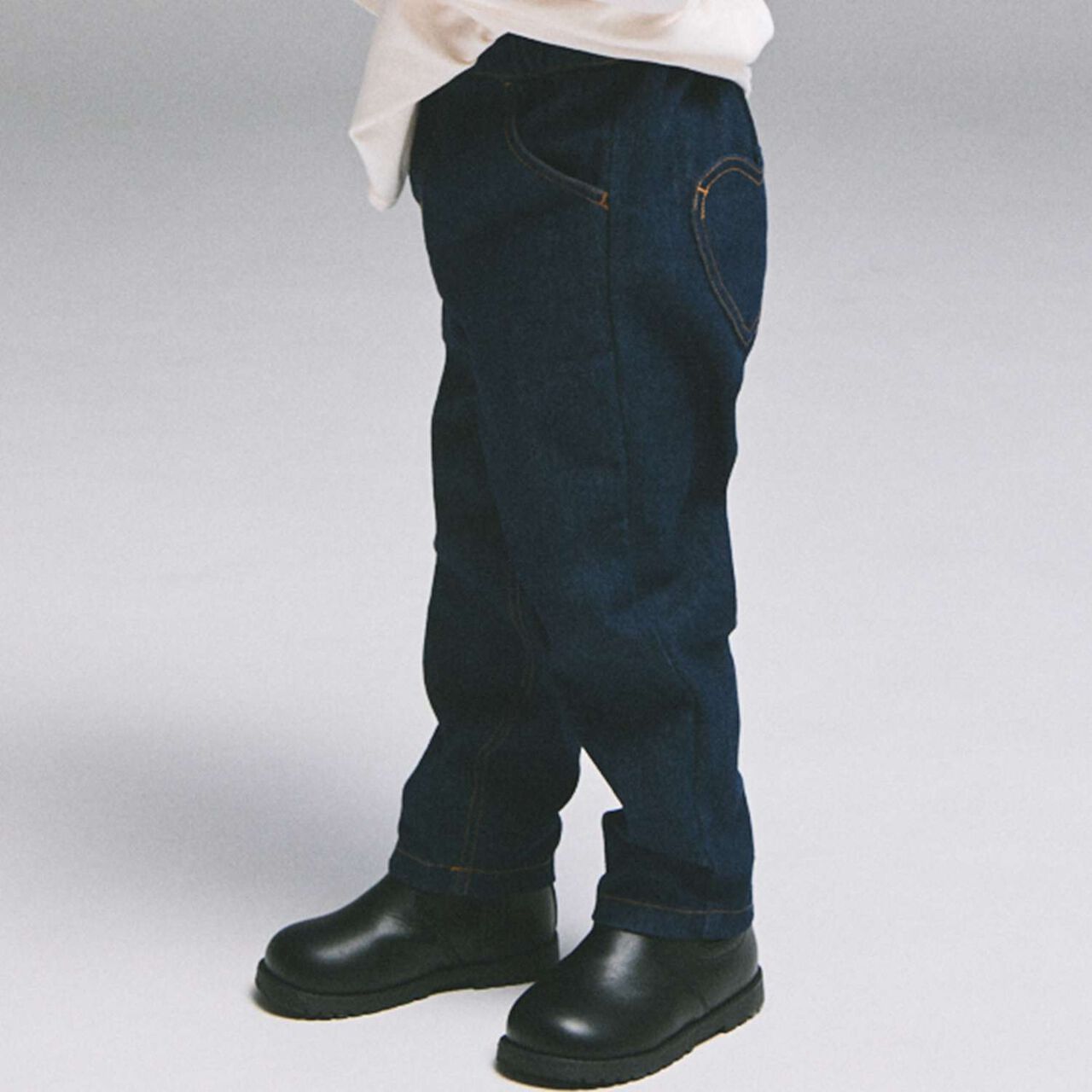 Heart Barrel Pants,Pearl white, large image number 5