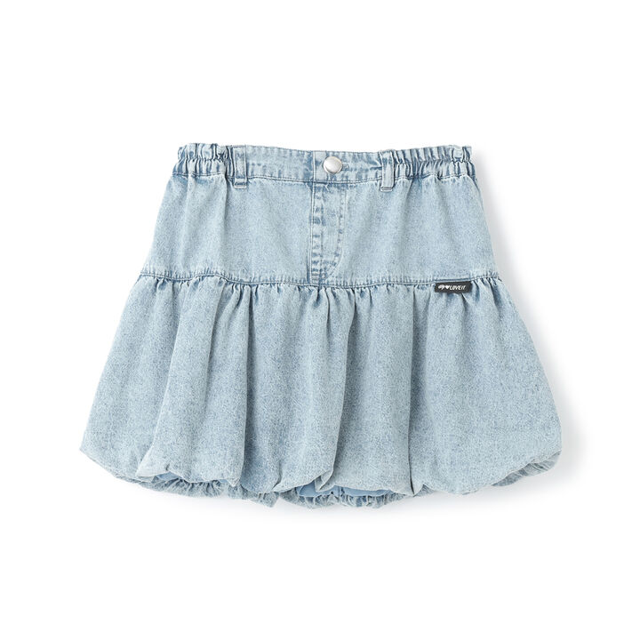 Balloon Tiered Skirt,Blue, medium image number 0