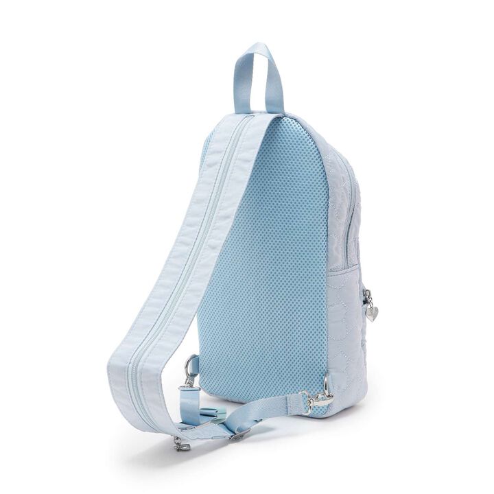 Heart Quilt 2-Way Sling Bag,Sax blue, medium image number 1