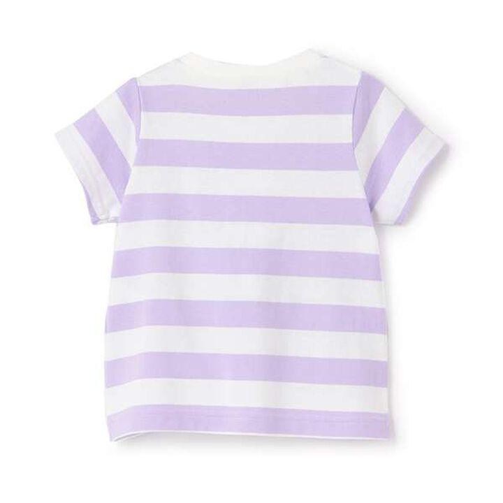 [Gabby] Striped T-Shirt,Black, medium image number 8