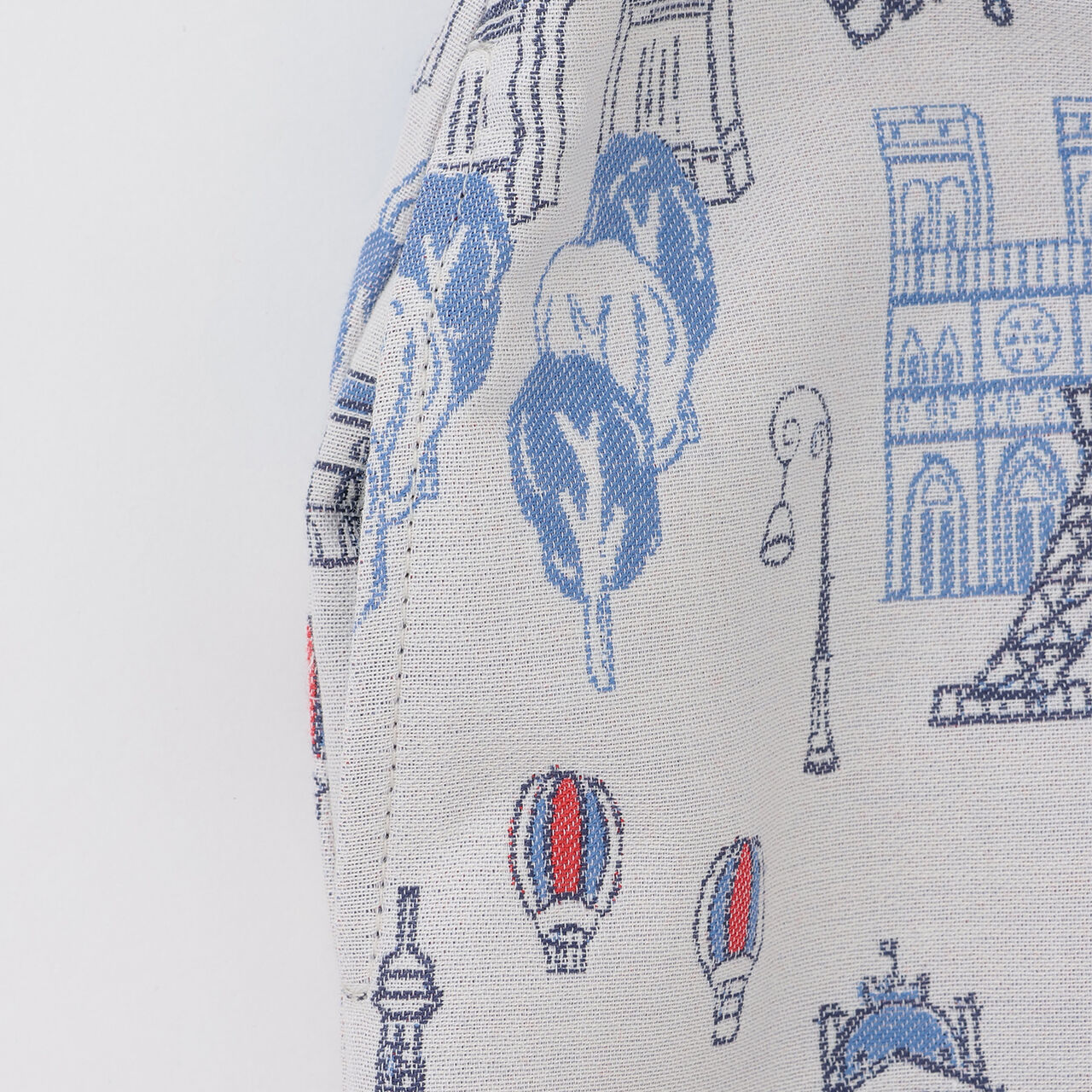[Made in Japan] Paris Pattern Jacquard Jumper Skirt,Ivory, large image number 5