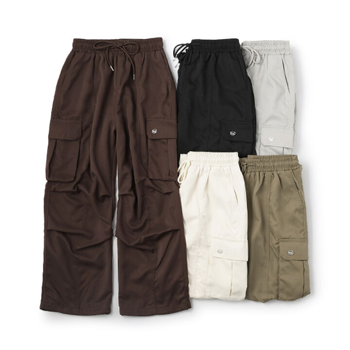 LTXC - Drawstring Cargo Pants,Ivory, medium image number 2