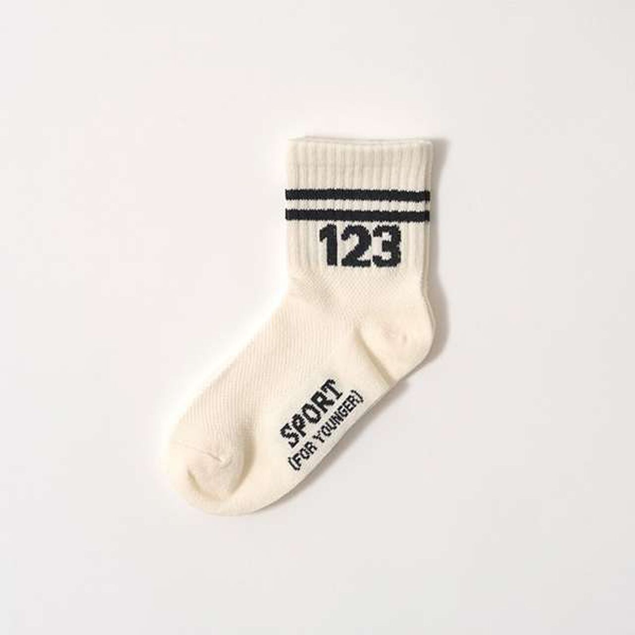 123 Line Crew Socks,Red, large image number 8