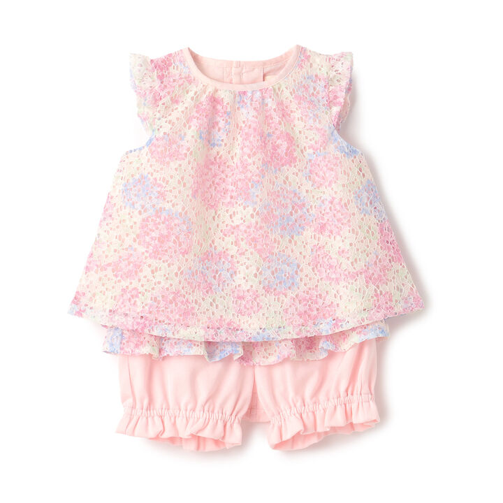 Hydrangea Lace Baby Suit [Made in Japan],, medium