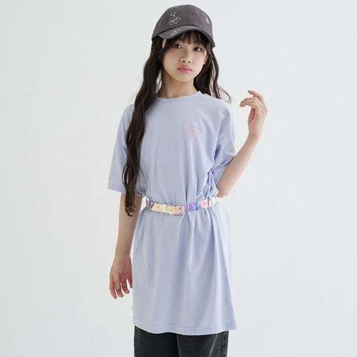 [2WAY・Quick-Dry Absorbent] T-Shirt with Clear Belt,, medium