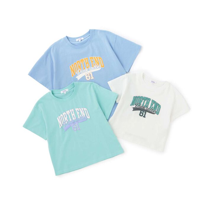 [Narumiya Exclusive] College Number Raised Print T-Shirt,Off white, medium image number 7
