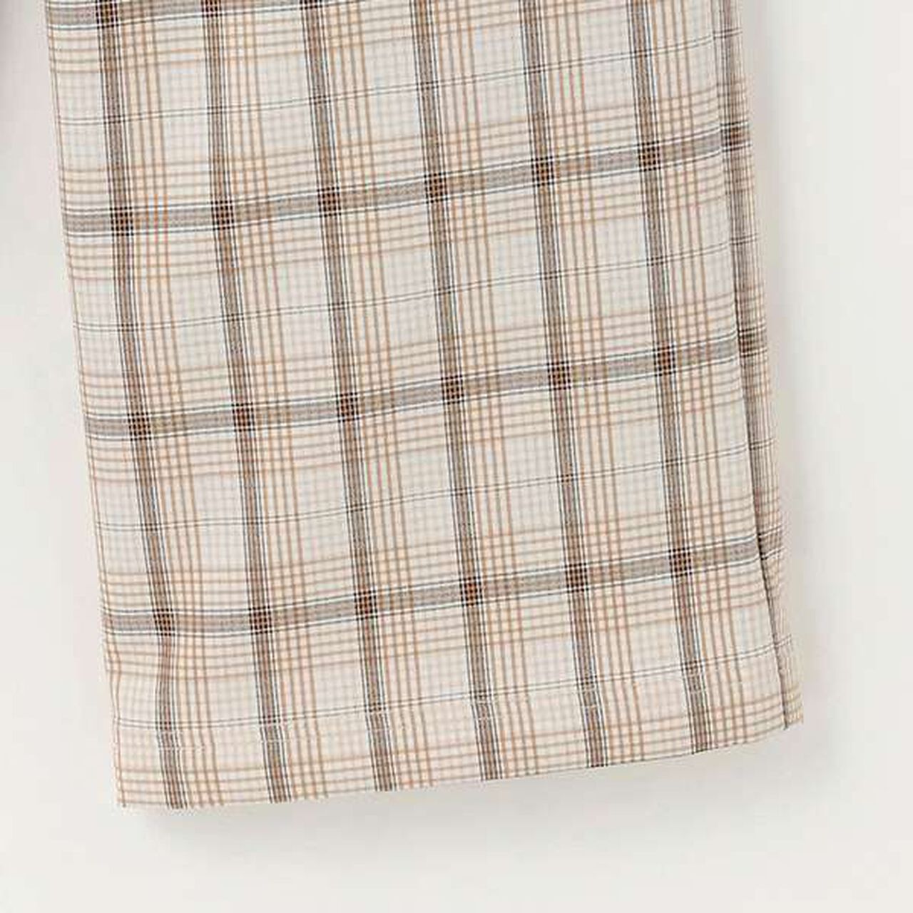 Wide Straight Pants,Beige, large image number 7