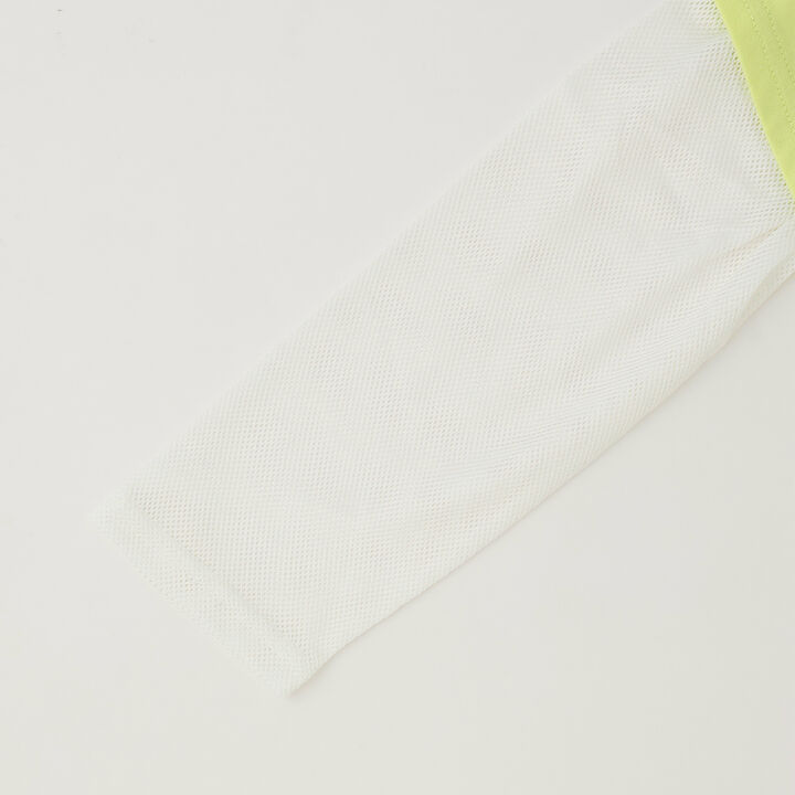 Mesh Sleeve Combination Big T-Shirt,Off white, medium image number 5