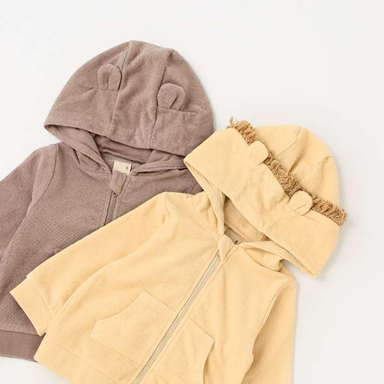[Weak Acidity] Animal Zip Parka,Ivory, large image number 2