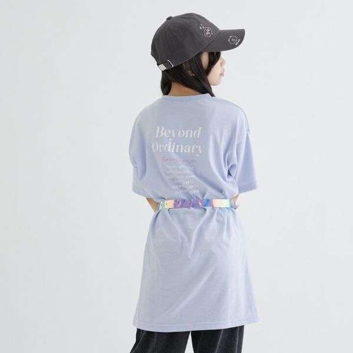 [2WAY・Quick-Dry Absorbent] T-Shirt with Clear Belt,Lavender, medium image number 1