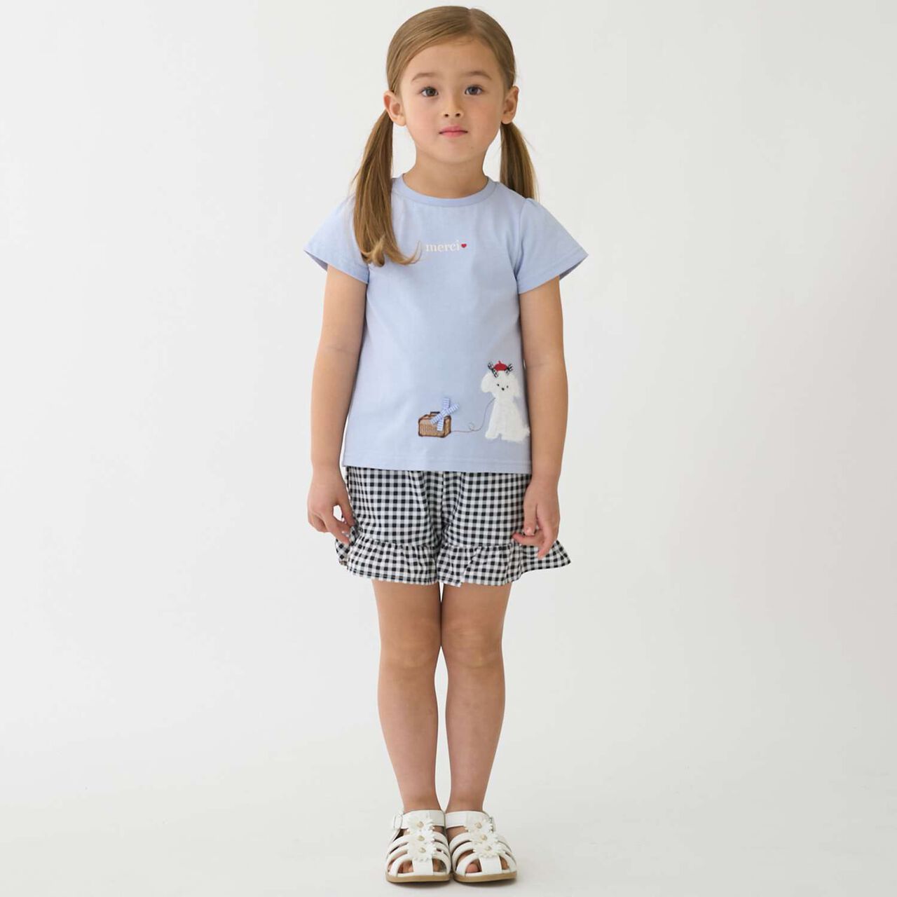 [Land and Water Use] Frill Shorts,Black, large image number 0