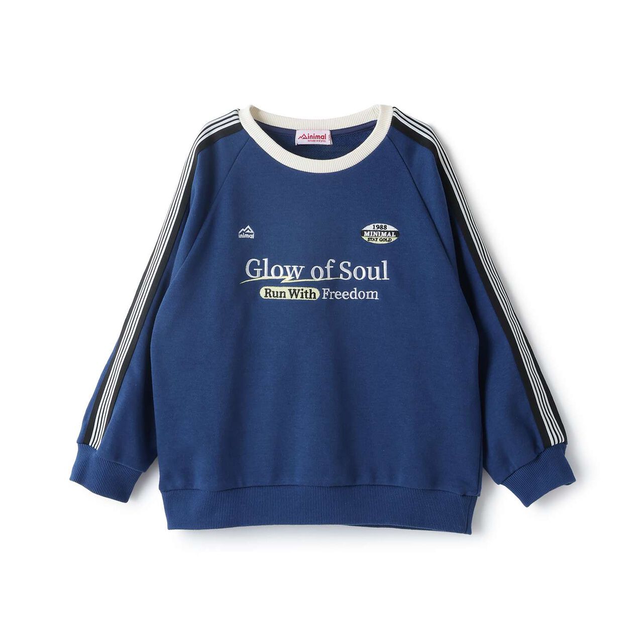 Sleeve Line Sweatshirt [Coordinatable Setup],Black, large image number 9
