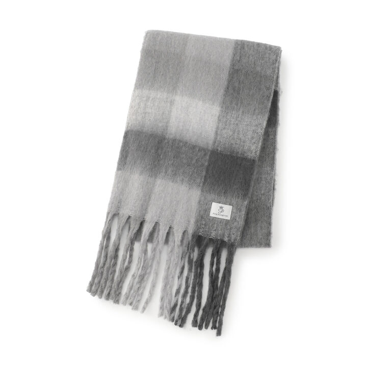 [Anti-Static] Loop Yarn Scarf,Black, medium image number 0