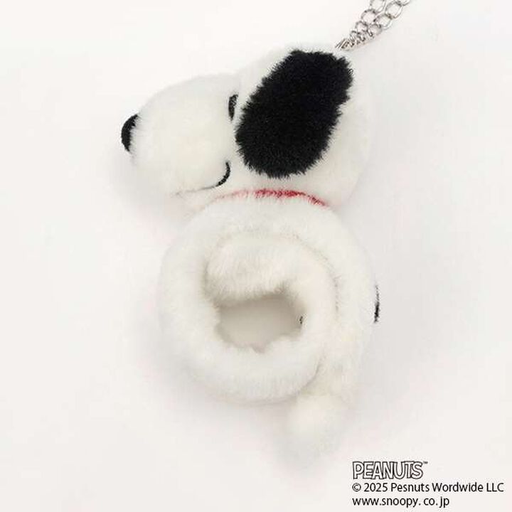 [PEANUTS] Twist Fur Charm,White, medium image number 7