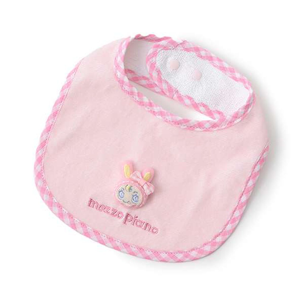 Baby Berie Motif Bib,Light pink, large image number 0