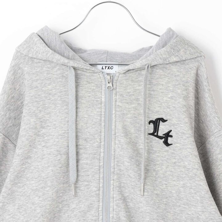 [LTXC/Shaggy Lining] Zip Parka Outfit Set,Top gray, medium image number 13