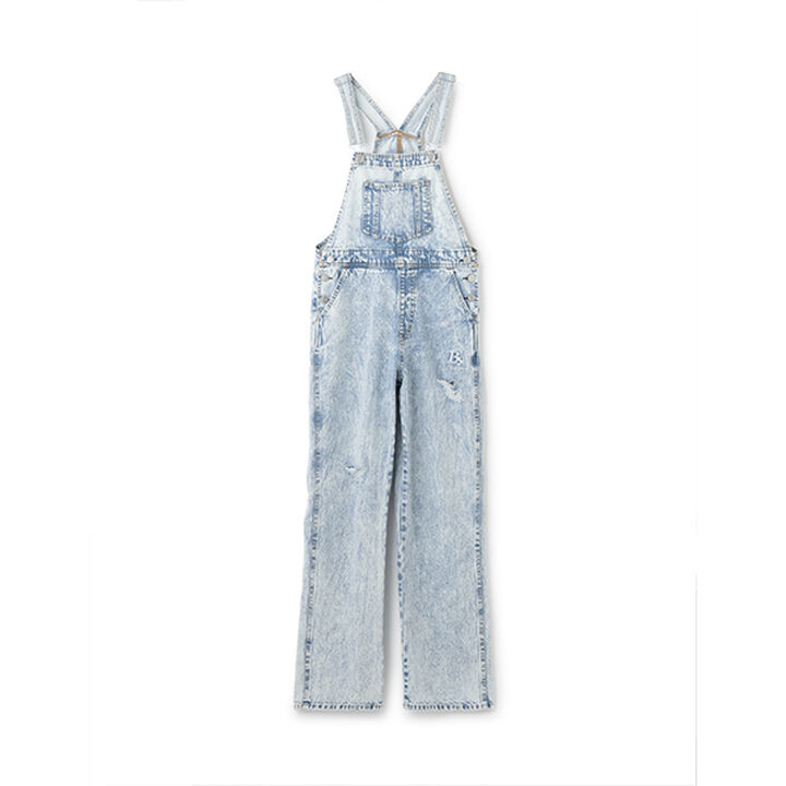 Damage Loose Overalls,Off white, medium image number 13