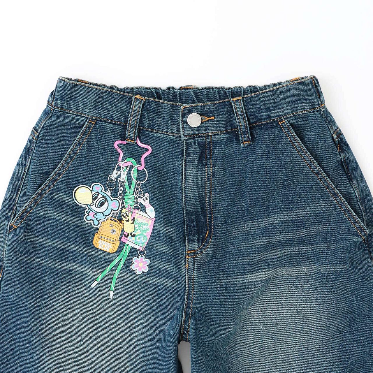 [Angel Blue] Mr. Nakamura Charm Half Pants,Navy, large image number 2