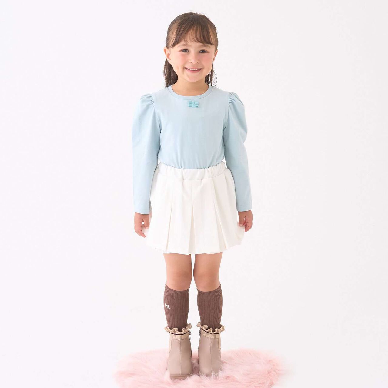 [Lycee Mine Ballet Series] Pleated Skirt (Inner Shorts Included),Charcoal gray, large image number 16