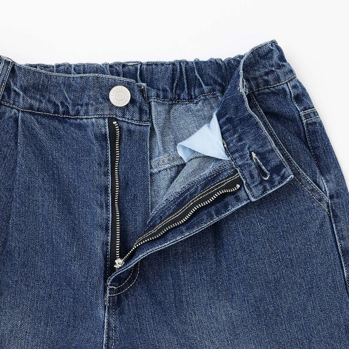 [LTXC] Denim Bustier & Wide Pants Outfit Set,Blue, medium image number 17