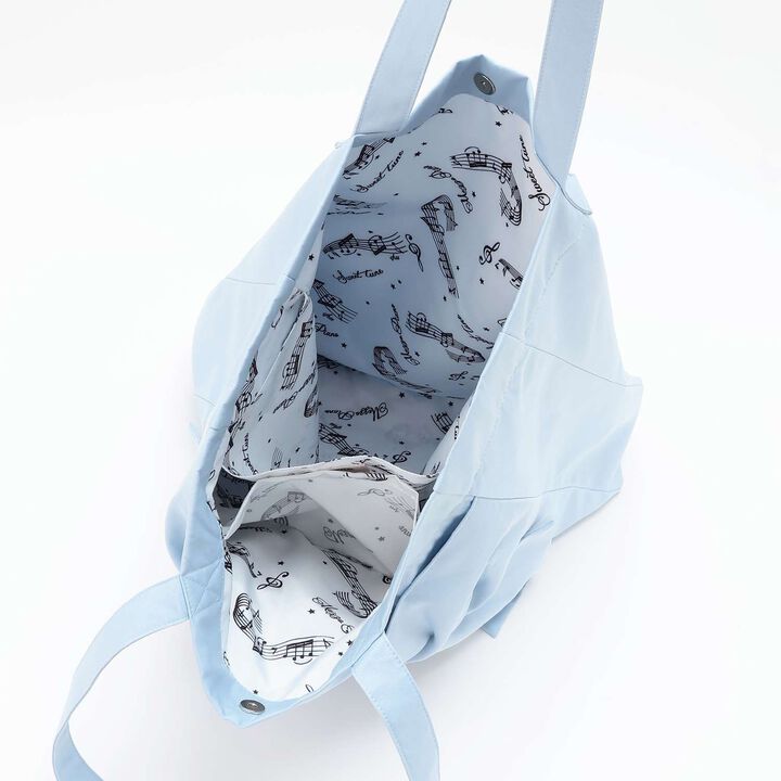 BIG Ribbon Tote♪,Light blue, medium image number 5