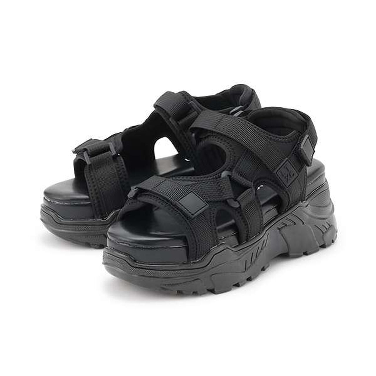 [LTXC] Milky Sole Sport Sandals,Black, large image number 0