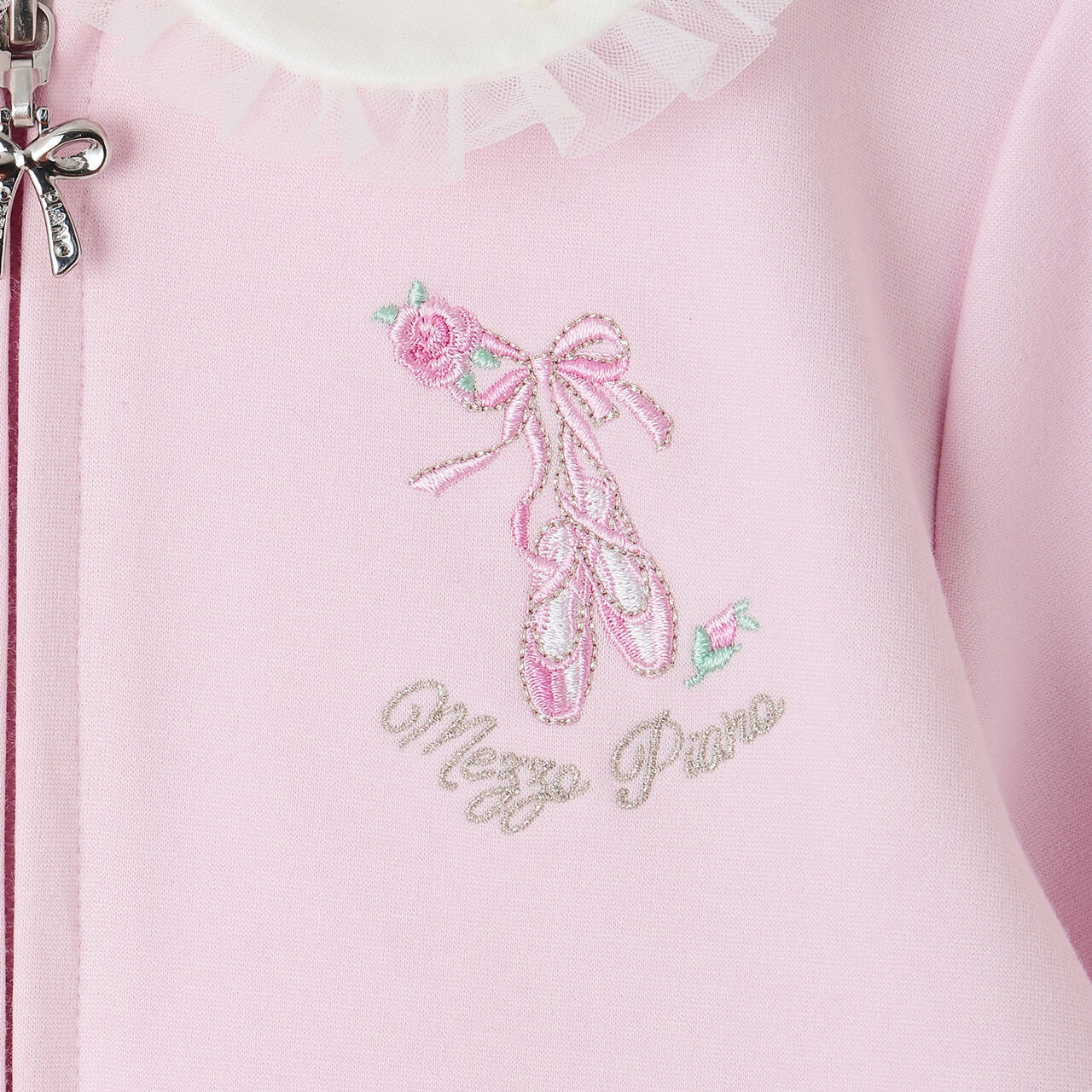 My Melody / My Sweet Piano Front Zip One-Piece Dress,Pink, large image number 6