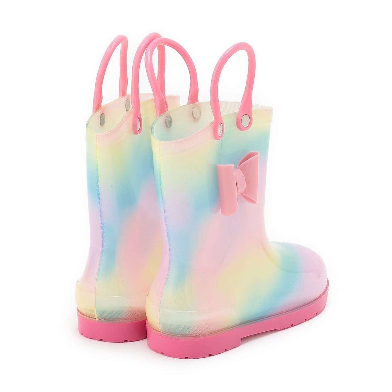 Rainbow Rain Shoes,Rainbow, large image number 2