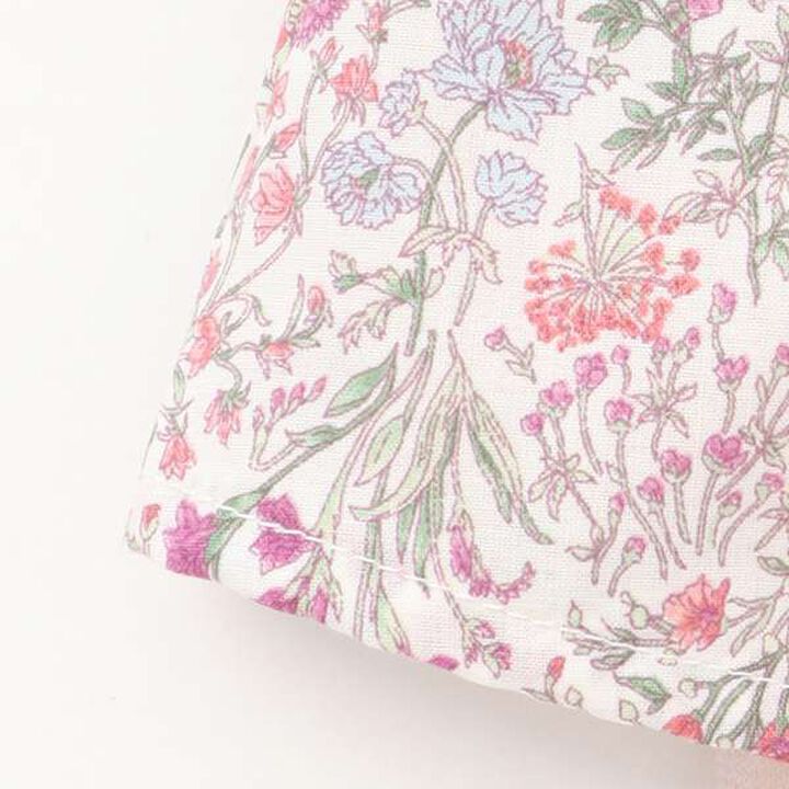 Small Floral Pattern Short All-in-One,Pink, medium image number 6