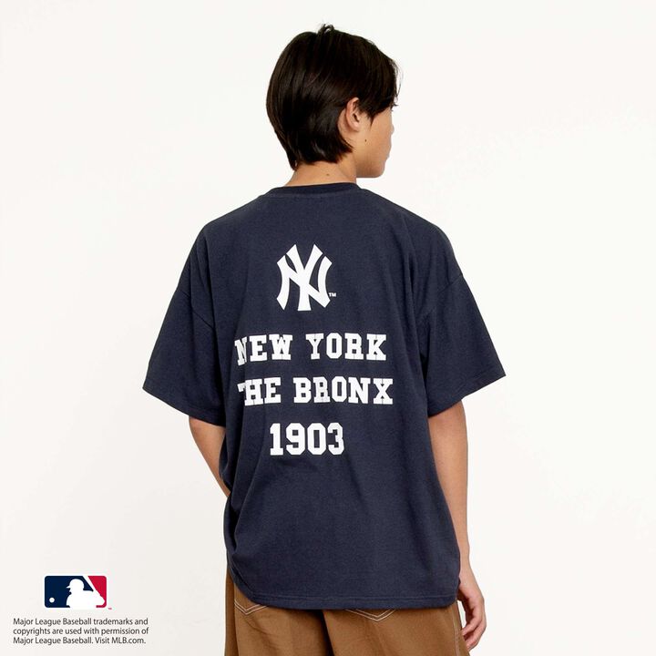 [MLB] Team Logo Print Short Sleeve T-Shirt,Milky white, medium image number 21