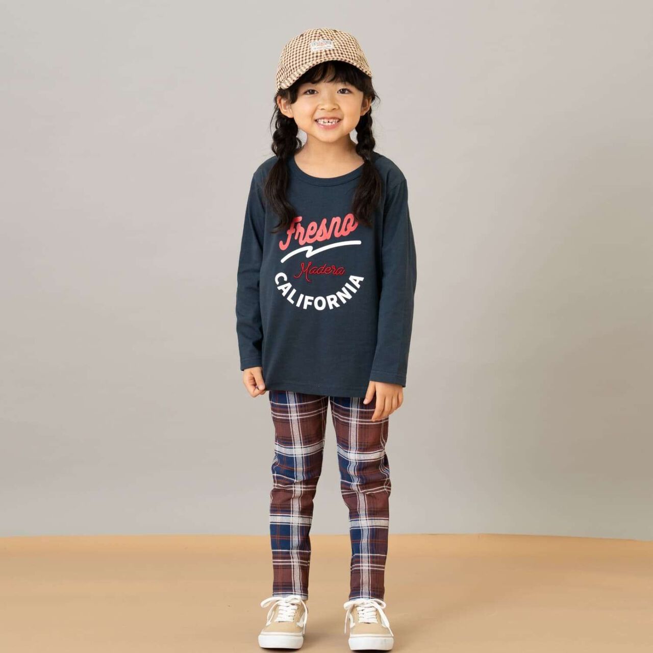 [365D.] Anti-Stain Jersey Knit Pattern Leggings,Dark brown, large image number 3