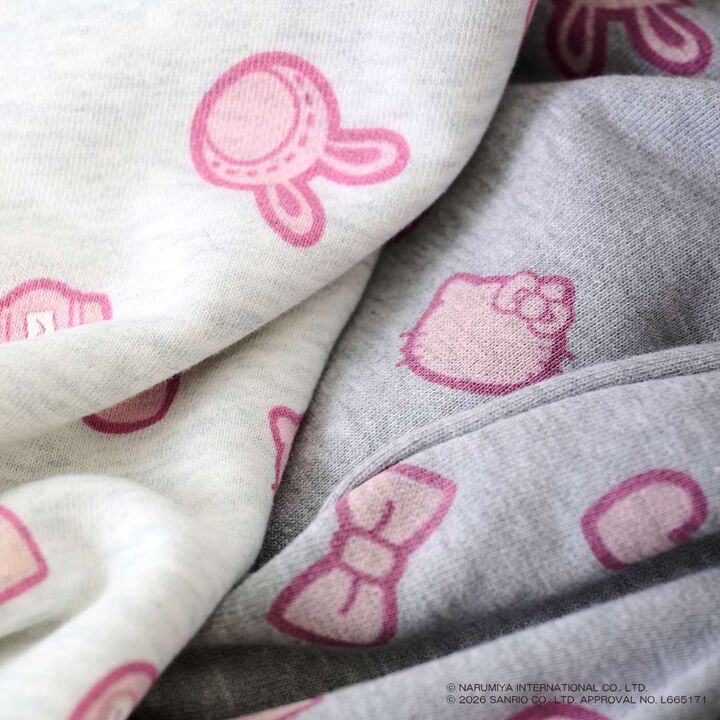 Hello Kitty x Berie-chan Loungewear,Charcoal gray, medium image number 16