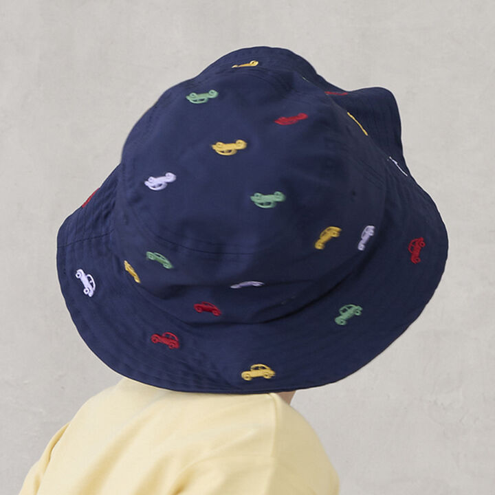[Heat-Resistant] Embroidered Bucket Hat,Lavender, medium image number 4