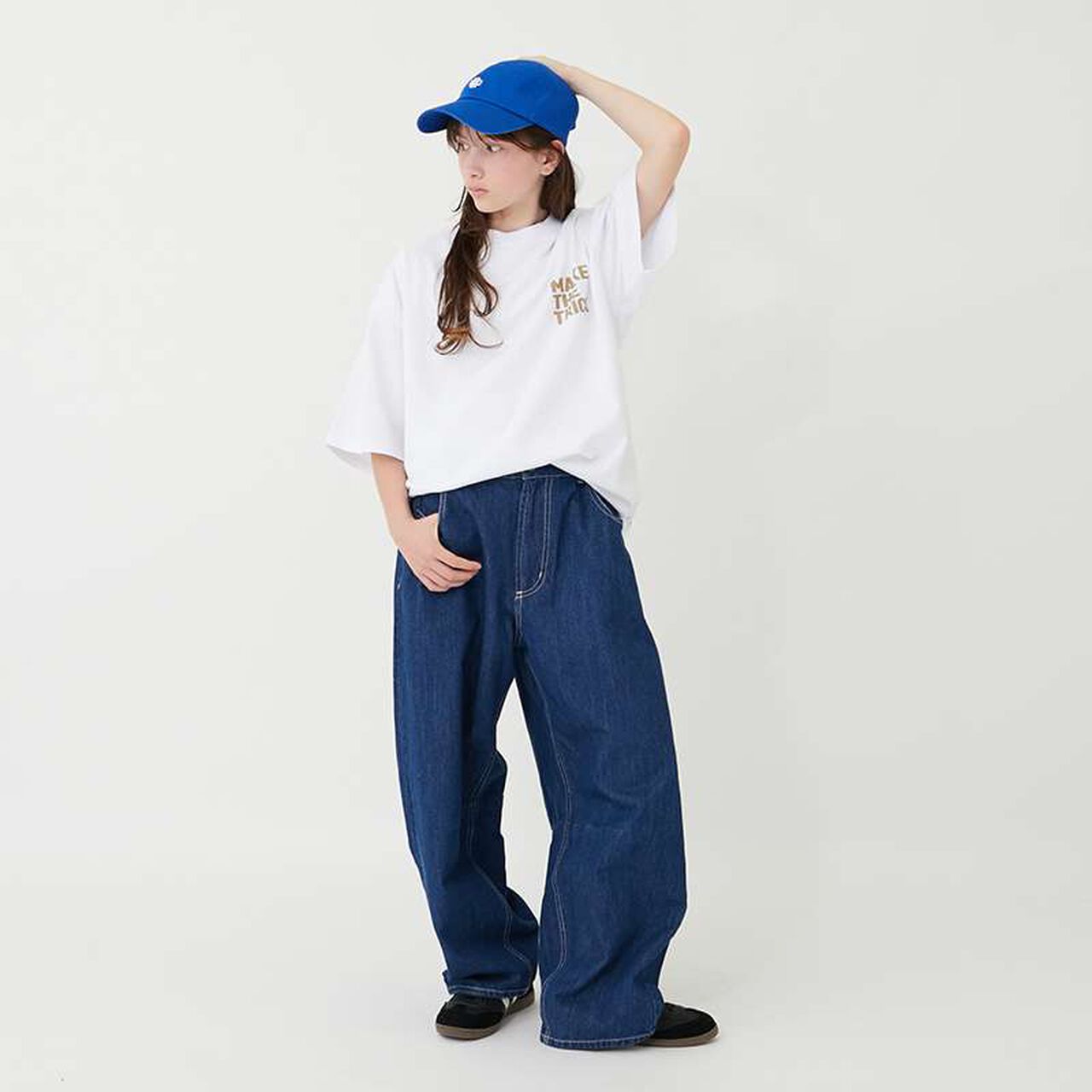 [Cool Touch] High Cool Cotton Dog Print Short Sleeve T-Shirt,Blue, large image number 14