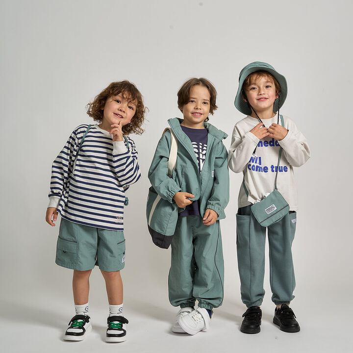 [School-Ready] [Water-Repellent, Anti-Stain, Durable, UV] 4/5 Length Pants (with Reflective Sheet),Beige, medium image number 35