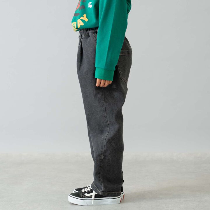 Denim Tapered Pants,Navy, medium image number 7