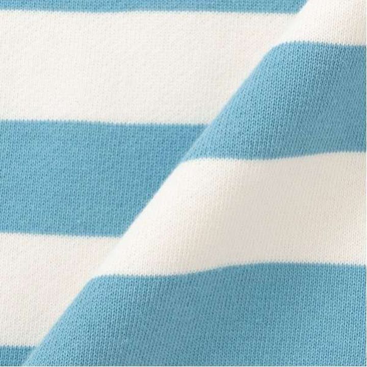 Animal Stripe Pattern Sweatshirt with Pocket,Light blue, medium image number 10