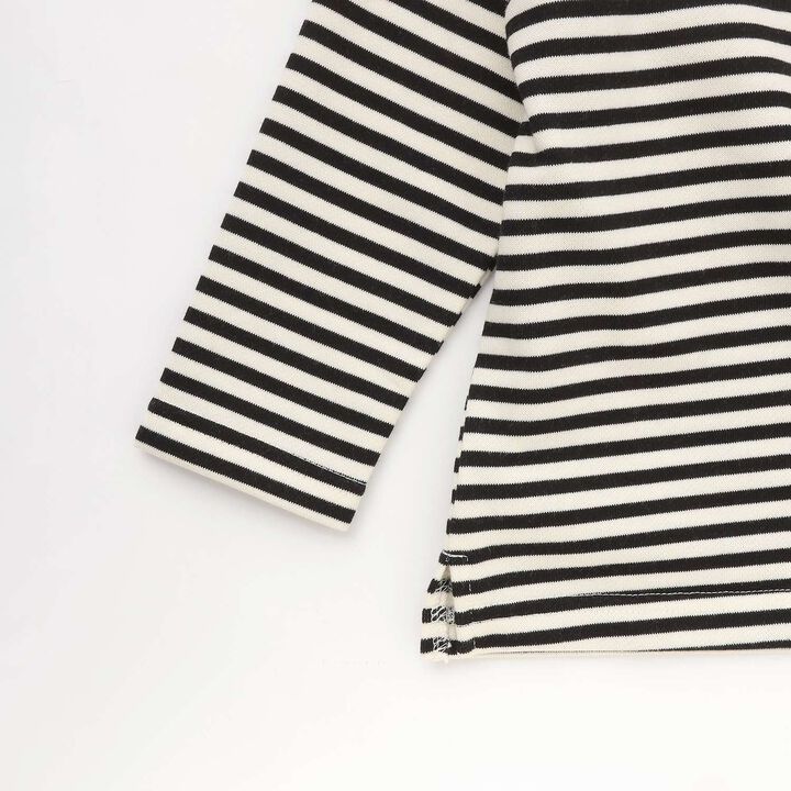 Stripe Pattern Sweatshirt,Brick, medium image number 4