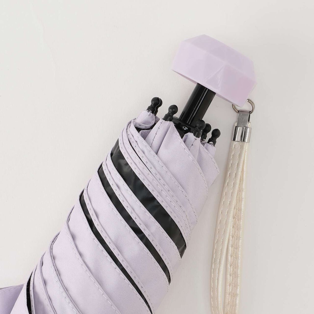 [Berrie-chan] UV 100% Light Blocking Heat Shielding All-Weather Foldable Umbrella,Pink, large image number 2