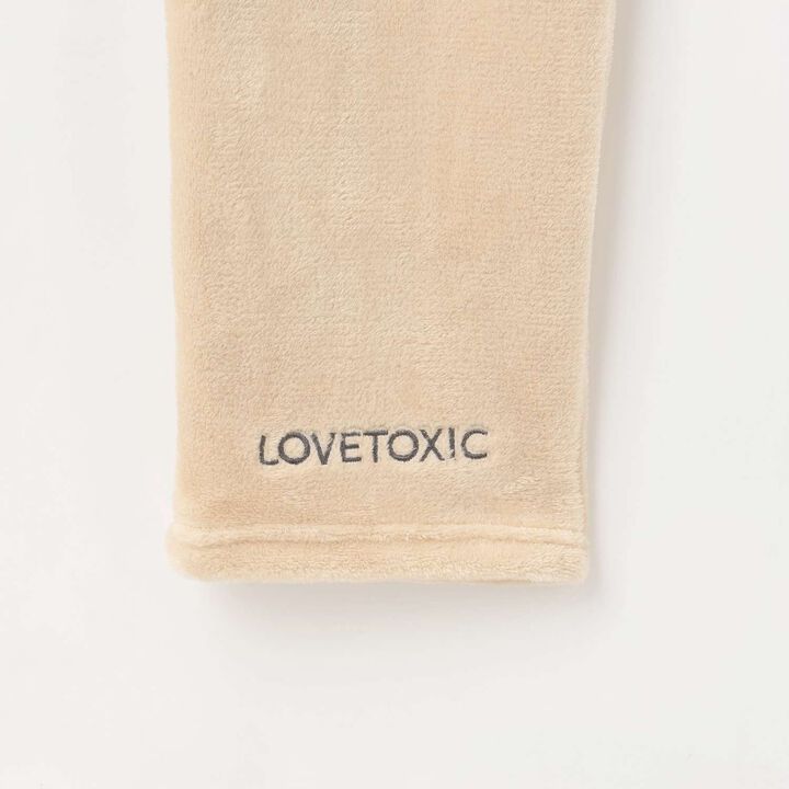 Warm Animal Circle Embroidered Loungewear & Pajama Pants Set,Beige, medium image number 11