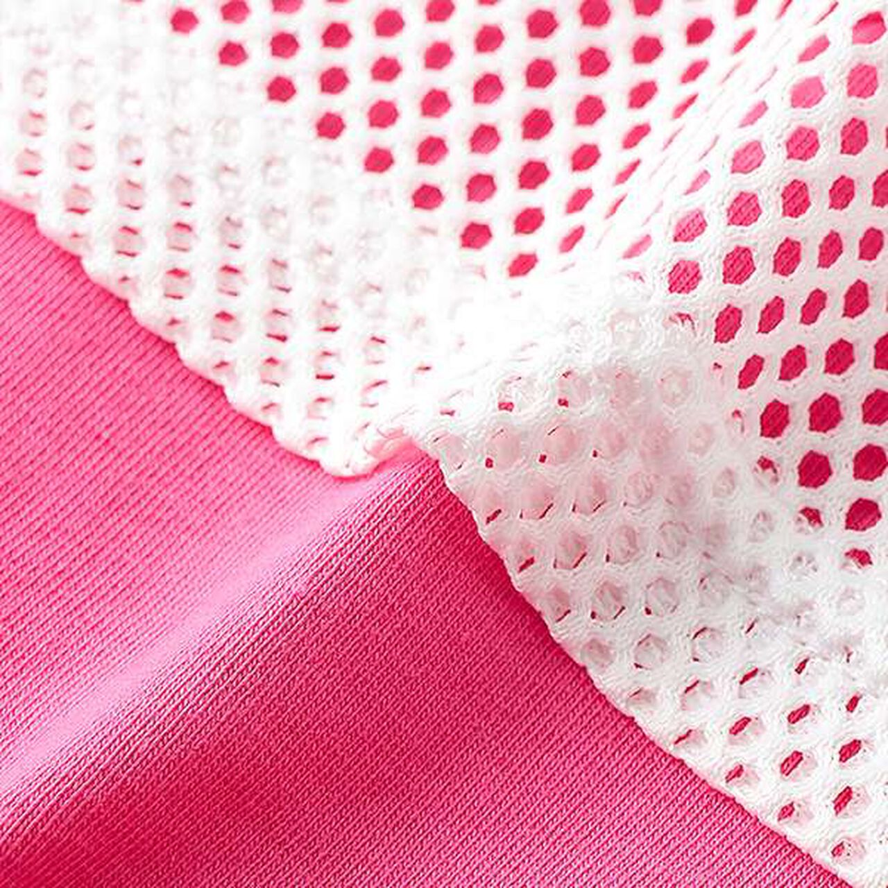 Mesh Short-Length Tank Top Set,Magenta, large image number 9