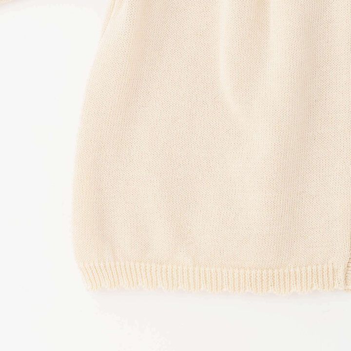 Organic BASIC Bolero [Made in Japan],Pearl white, medium image number 4