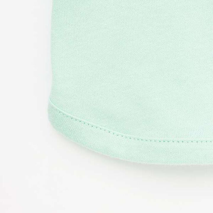 Sea Creature Embroidery Short Sleeve T-Shirt,Emerald green, medium image number 8