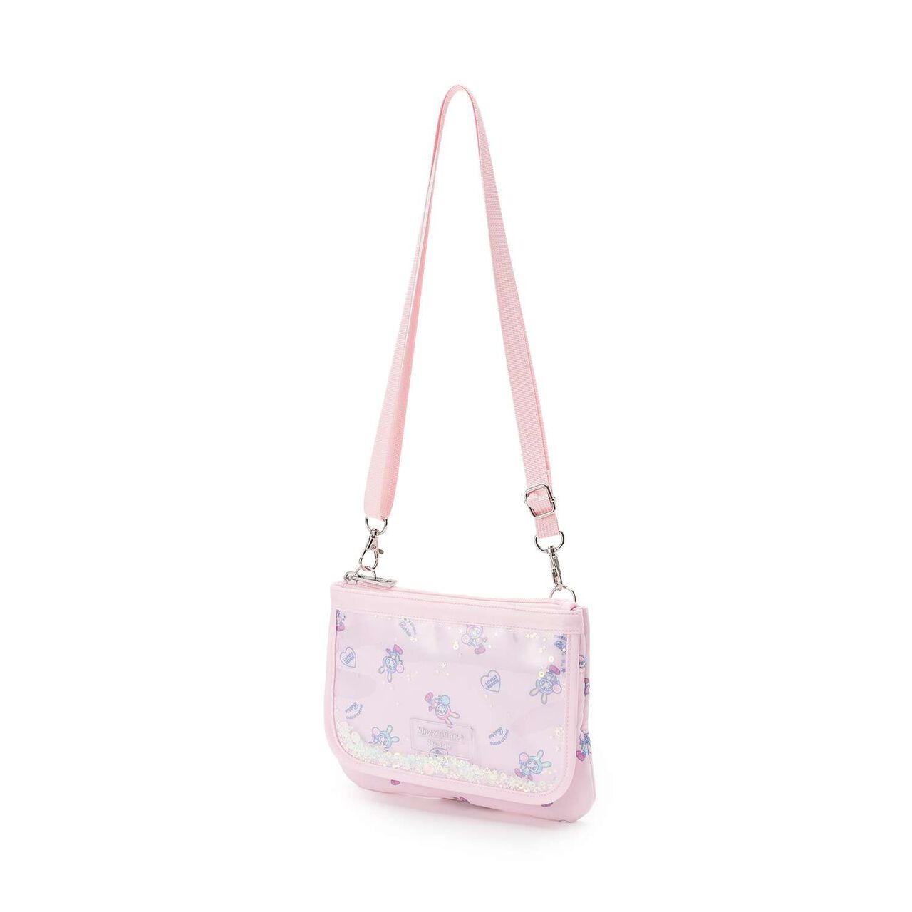 Berrie-chan Pattern Sacoche Bag [School-Friendly],Pink, large image number 0